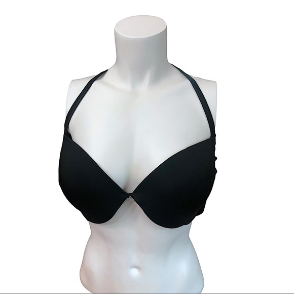 Victoria's Secret Other - Victoria’s Secret Black Bikini Swimsuit Top Size 36D EUC